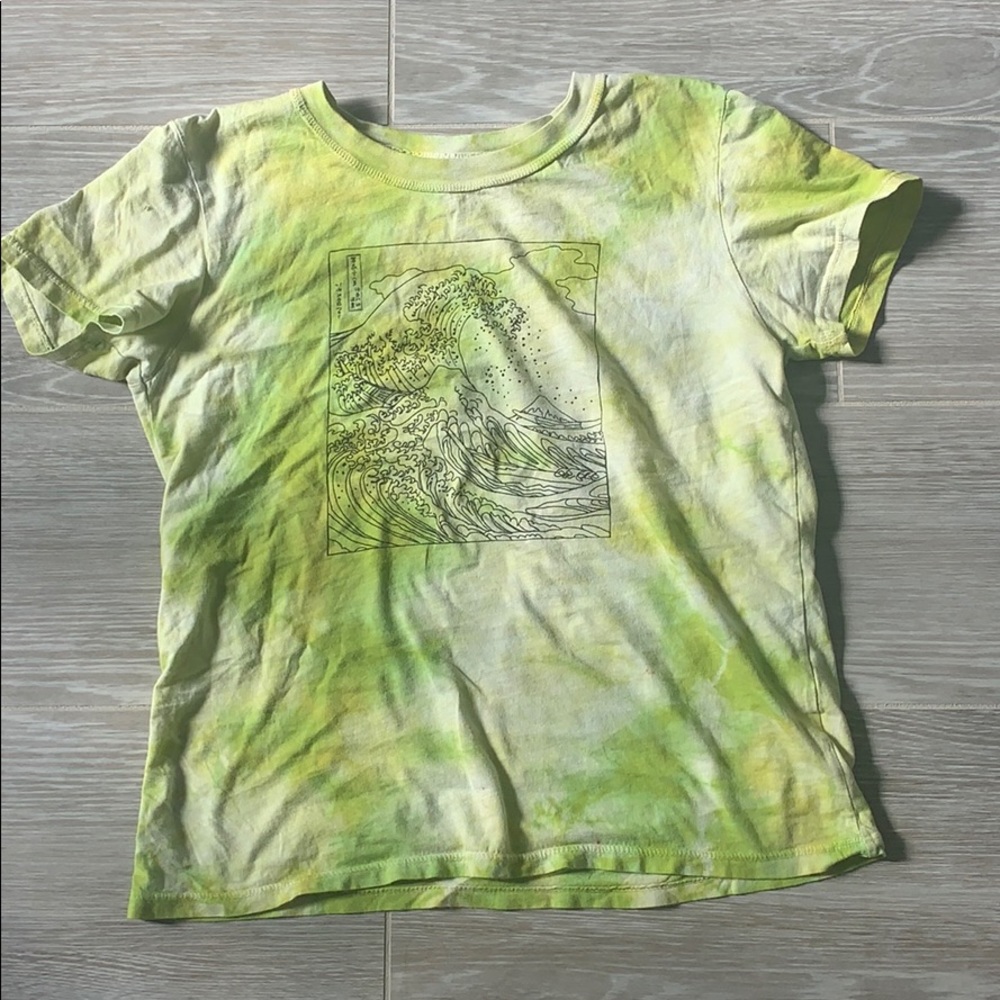 Pacsun tie dye wave shirt
